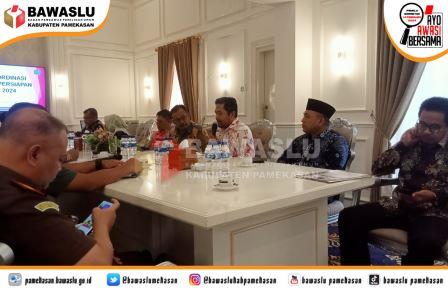 Rapat Keamanan Pemilu 2024 Bersama Forpimda