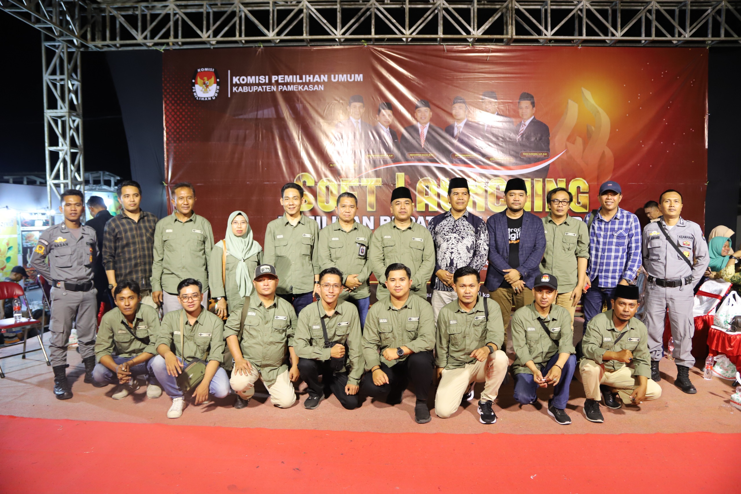 Pimpinan Bawaslu Pamekasan Hadiri Soft Launching Pemilihan Bupati dan Wakil Bupati Kabupaten Pamekasan 2024