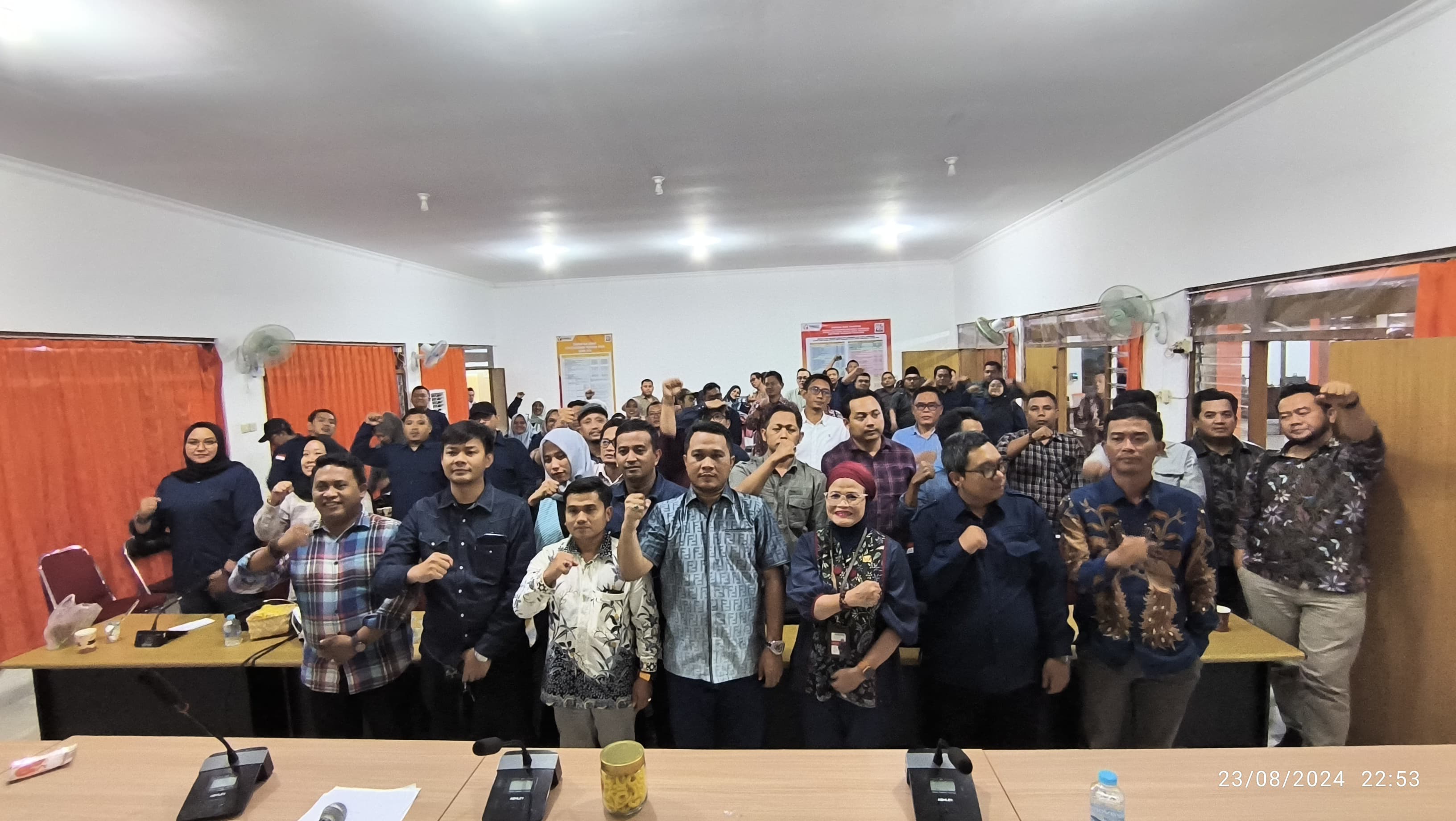 Bawaslu Kabupaten Pamekasan Hadiri Rapat Koordinasi Validasi Data Penanganan Pelanggaran Pemilu 2024