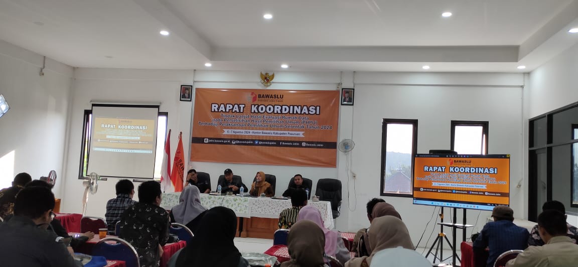 Bawaslu Pamekasan hadiri Rapat Koordinasi Evaluasi Rumah Data PHPU untuk Pemilu Serentak 2024