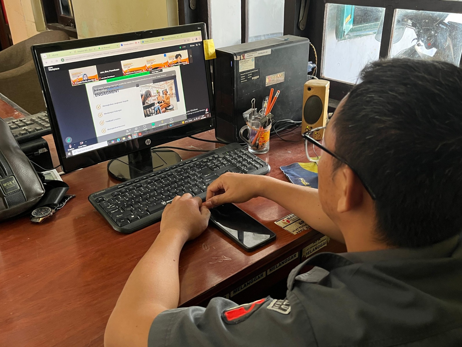 Bawaslu Pamekasan ikuti cangkruan seri 8