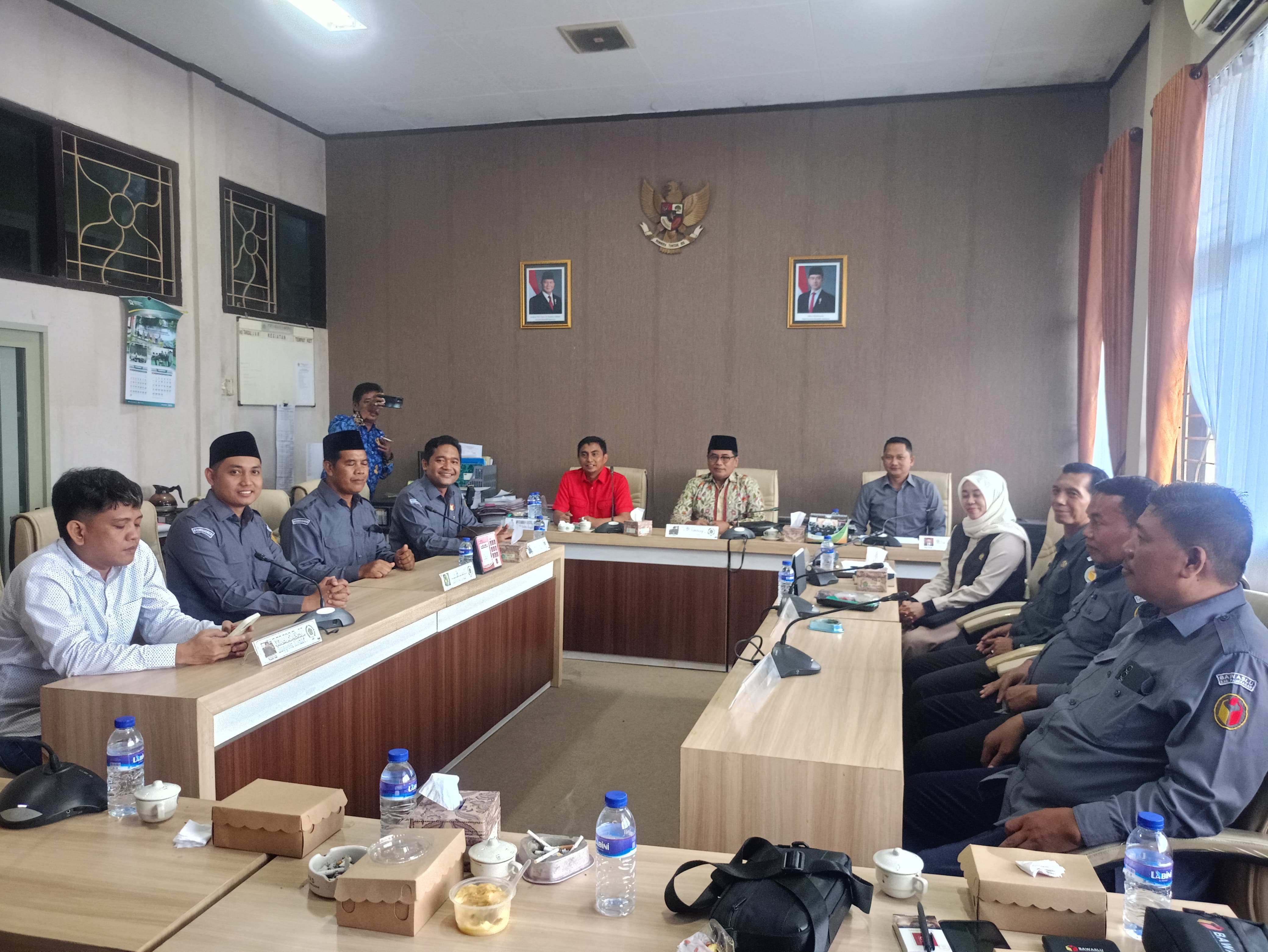 Aundiensi dengan komisi 1 DPRD Pamekasan