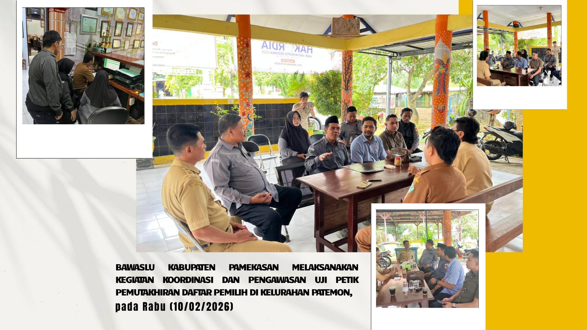 Uji Petik PDPB IV di Kelurahan Patemon