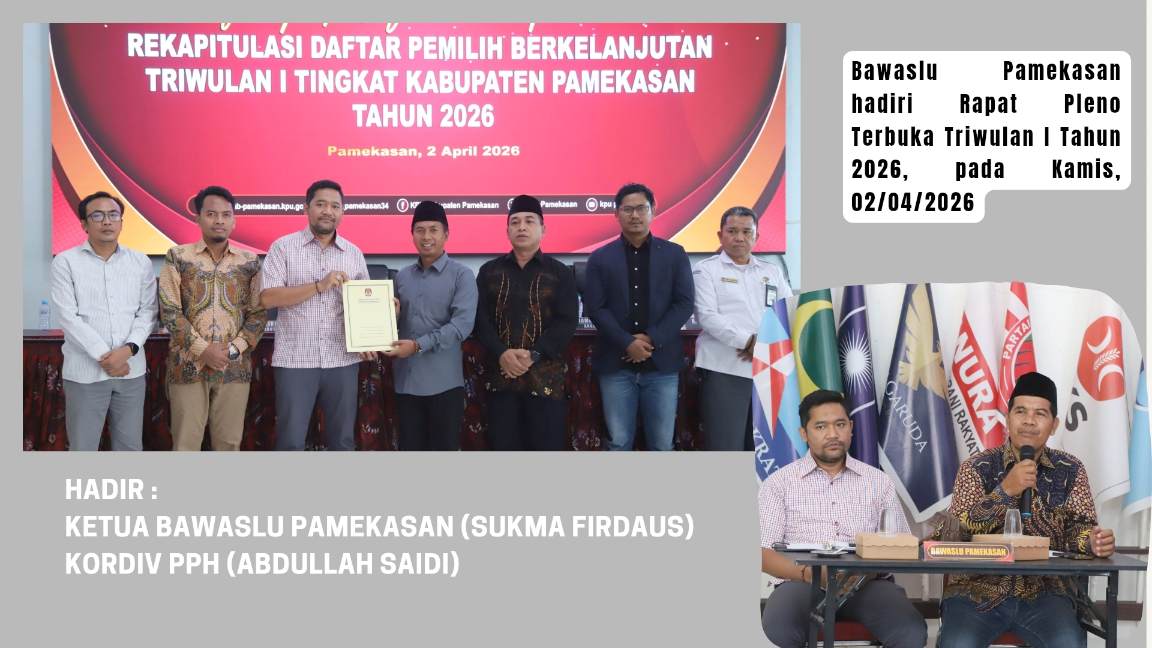 Pleno terbuka triwulan I