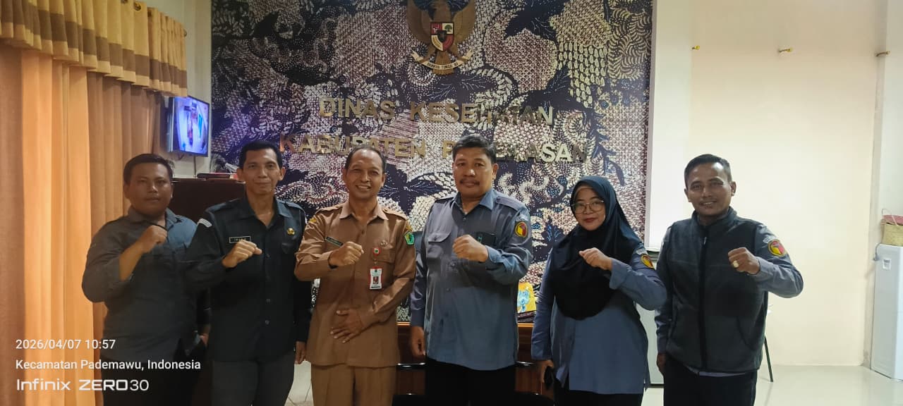 awaslu Pamekasan audiensi dengan Dinas Kesehatan