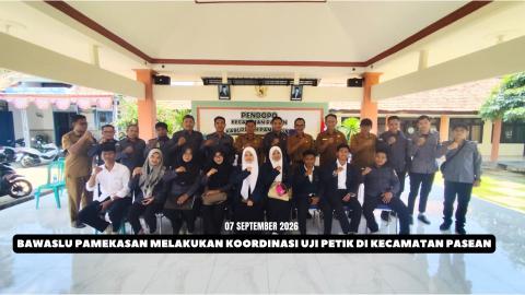  Uji Petik di Kecamatan Pasean