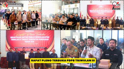 Rapat Pleno Triwulan III tahun 2026