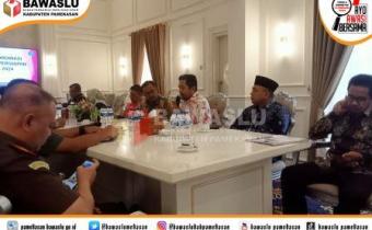 Rapat Keamanan Pemilu 2024 Bersama Forpimda