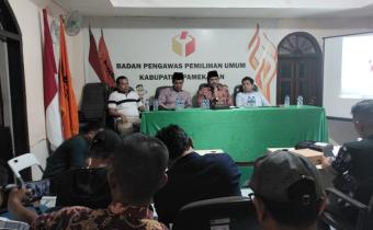acara Rapat Persiapan Pelantikan PKD terpilih bersama Panwascam 