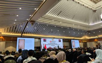 Bawaslu Kabupaten Pamekasan diwakili oleh Moh. Imron, Kordiv SDM dan Organisasi, menghadiri Rapat Koordinasi Penanaman Nilai-nilai Pancasila dan Pembinaan Mental Spiritual Bawaslu seluruh Indonesia yang berlangsung di Hotel Grand Sahid Jaya