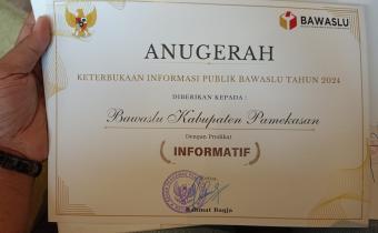 Keterbukaan Informasi Publik: Bawaslu Pamekasan Naik ke Predikat Informatif 2024