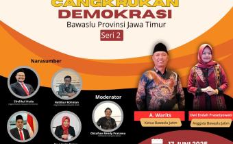 Cangkrukan Demokrasi Kedua Bahas Penguatan Peran Humas dan Data Informasi di Bawaslu se-Jatim