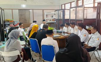 Bawaslu Provinsi Jawa Timur Lakukan Supervisi dan Monitoring ke Bawaslu Kabupaten Pamekasan