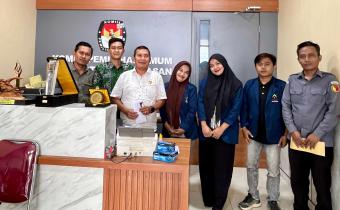 Penyampaian imbauan PDPB III ke KPU Pamekasan