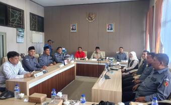 Aundiensi dengan komisi 1 DPRD Pamekasan