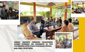Uji Petik PDPB IV di Kelurahan Patemon