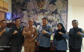 awaslu Pamekasan audiensi dengan Dinas Kesehatan