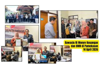 monev bawaslu RI dari staf Keuangan dan BMN