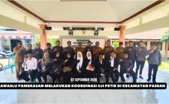  Uji Petik di Kecamatan Pasean