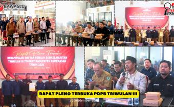 Rapat Pleno Triwulan III tahun 2026